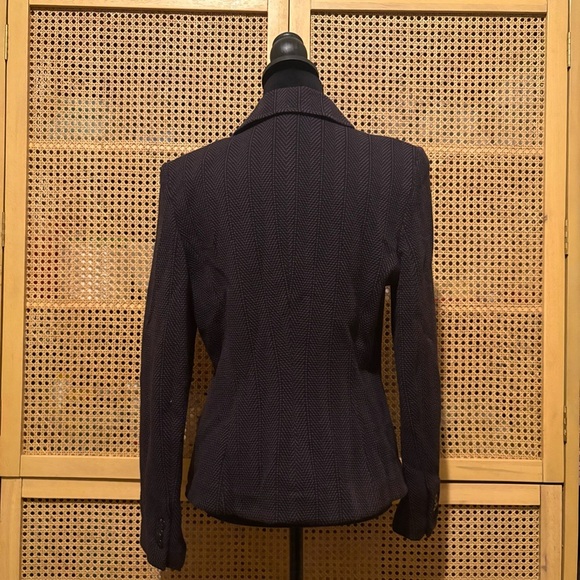 Armani Collezioni Blazer Jacket Textured Suit Jacket Women’s Size 8 Medium - Picture 2 of 4